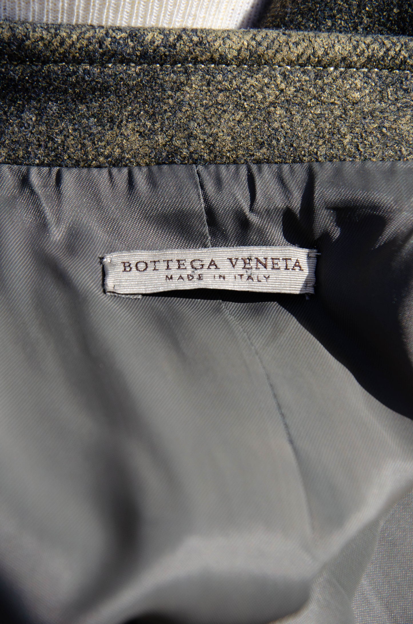 BOTTEGA VENETA PRE FALL 2012 DISTRESSED GOLD COAT