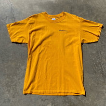 VTG Budweiser TShirt 2002 "Send More Bud" Tee Yellow Gildan Ultra Cotton Sz L