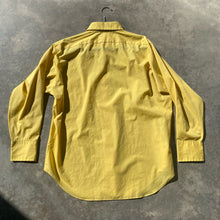 70s Arrow Yellow Shirt Men's Button Down Disco Shirt Butterfly Collar Sz 17-33