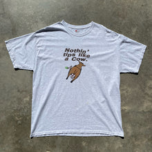 Vintage Graphic TShirt "Nothin' tips like a Cow." Cow Farm Graphic Hanes Sz XL