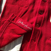 60s Mens Cardgian Collegiate Vintage Grandpa Sweater "O" Patch Chain Stitch Sz42