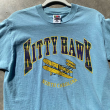 Vintage Graphic TShirt Blue Heavy Cotton "Kitty Hawk North Carolina" 1990s Sz M
