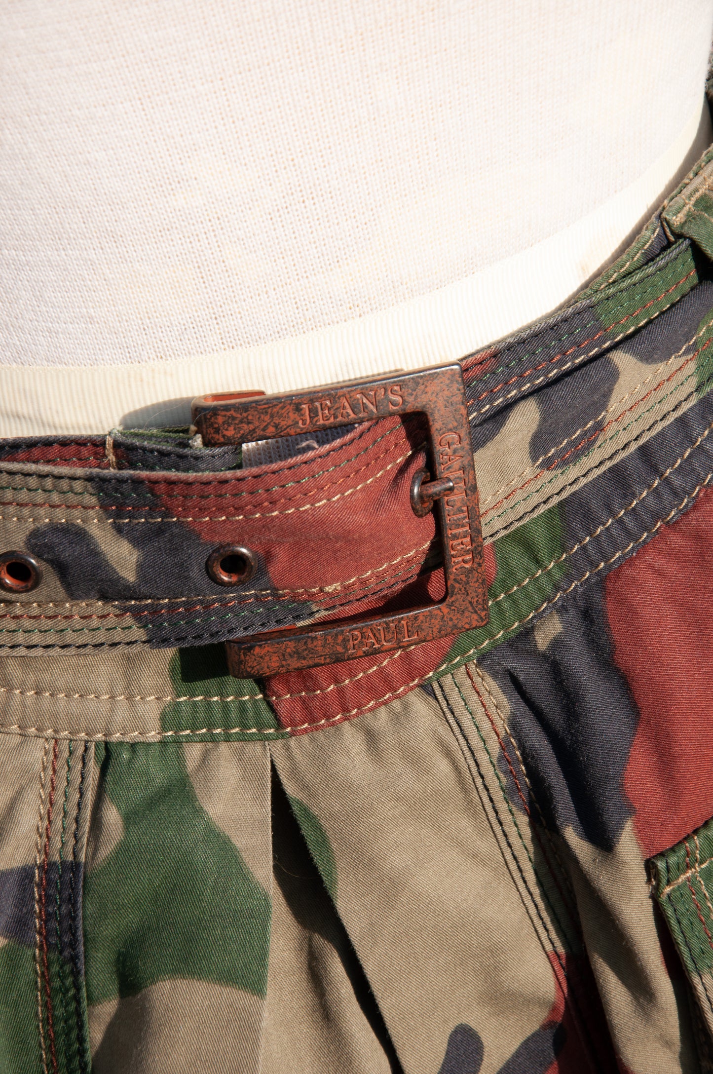 JEANS PAUL GAULTIER CAMO BUBBLE SKIRT