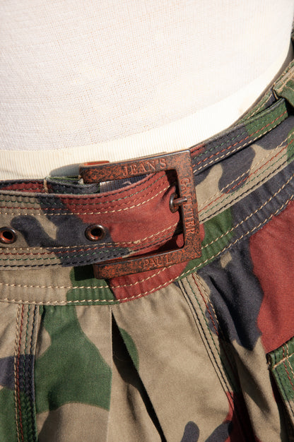 JEANS PAUL GAULTIER CAMO BUBBLE SKIRT