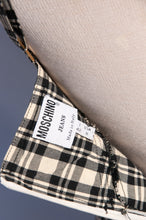 MOSCHINO JEANS 1990S BLACK AND WHITE MINI DRESS