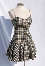 MOSCHINO JEANS 1990S BLACK AND WHITE MINI DRESS