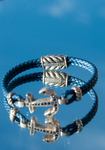 DAVID YURMAN BLUE SAPPHIRE ANCHOR BRACELET