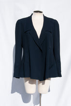 CHANEL VINTAGE 1990S LIGHTWEIGHT NAVY JACKET