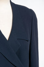 CHANEL VINTAGE 1990S LIGHTWEIGHT NAVY JACKET