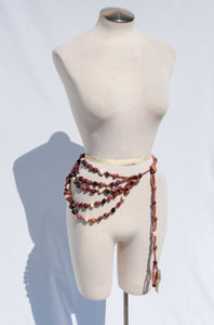 MARY MCFADDEN DEADSTOCK VINTAGE WOODEN WAIST BELT OR NECKLACE