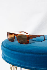 KALEOS CASSWELL TORTOISE AND WHITE ACCENTED SUNGLASSES