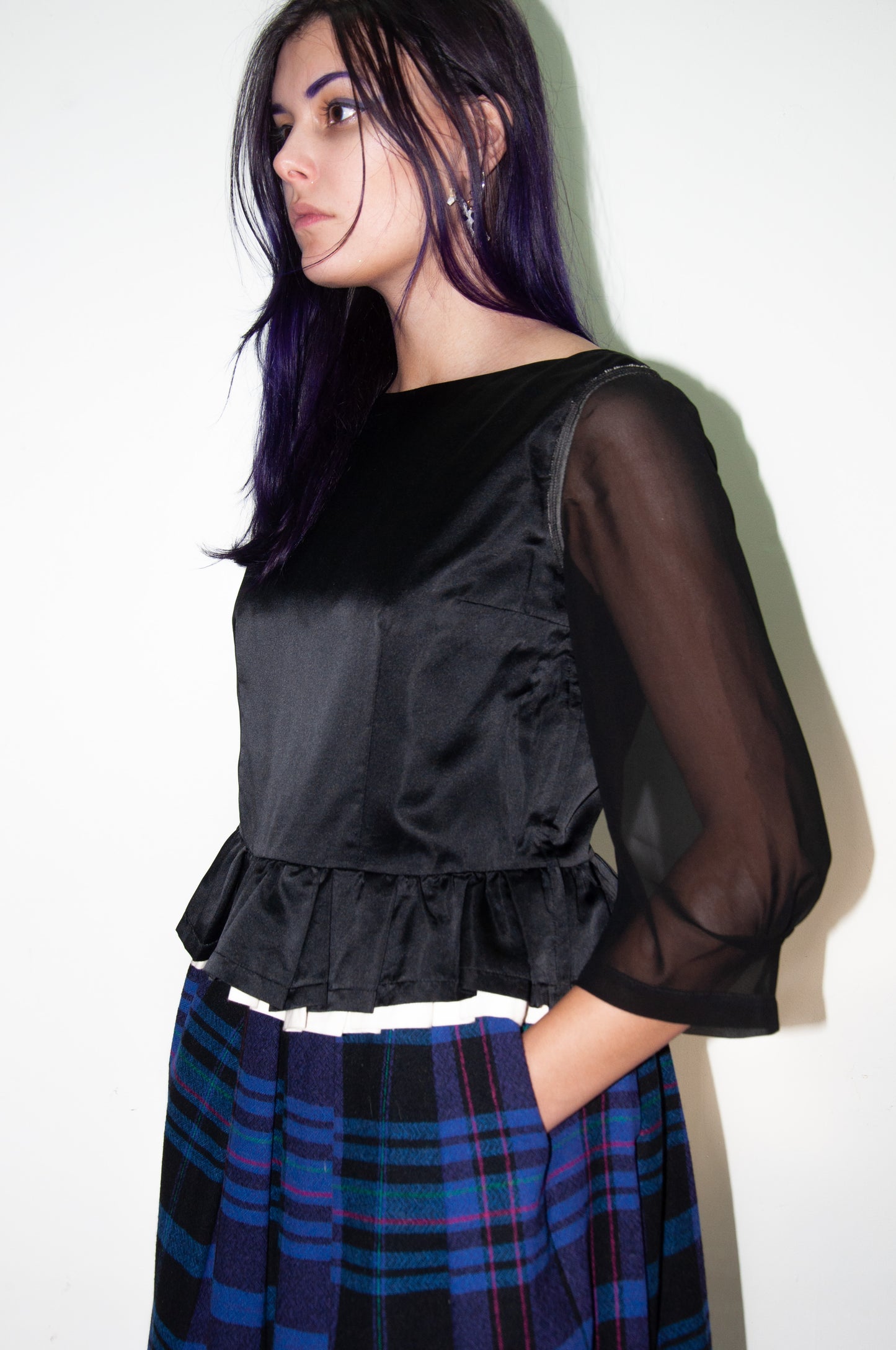 COMME DES GARCONS FW2010 BLACK RENAISSANCE STYLE TOP