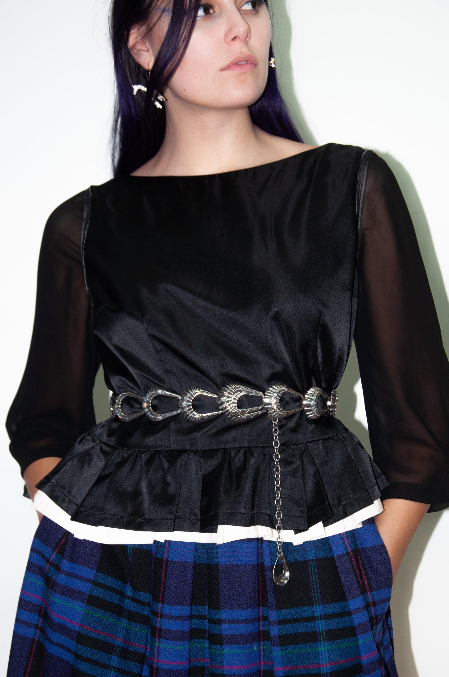 COMME DES GARCONS FW2010 BLACK RENAISSANCE STYLE TOP