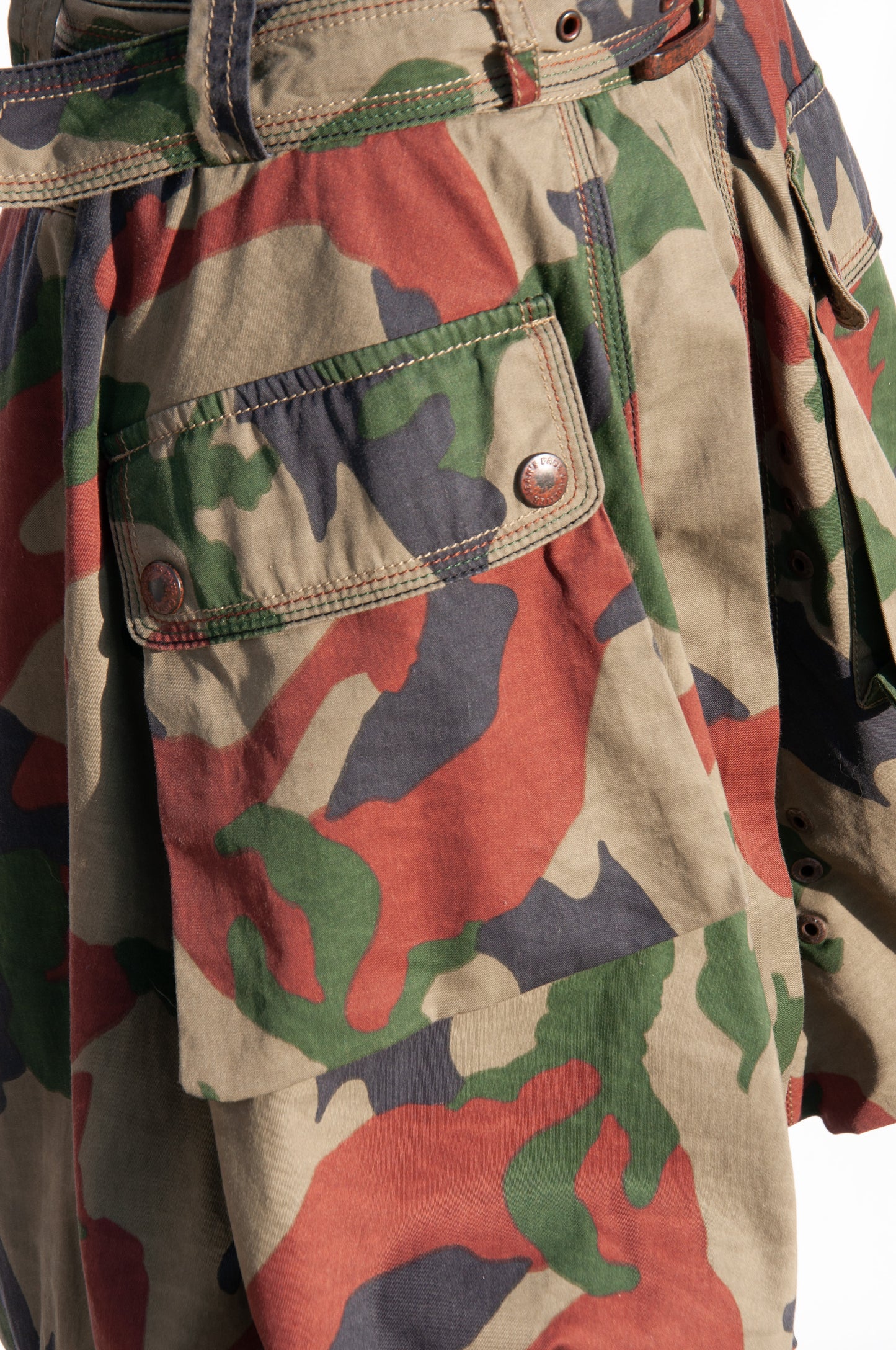 JEANS PAUL GAULTIER CAMO BUBBLE SKIRT