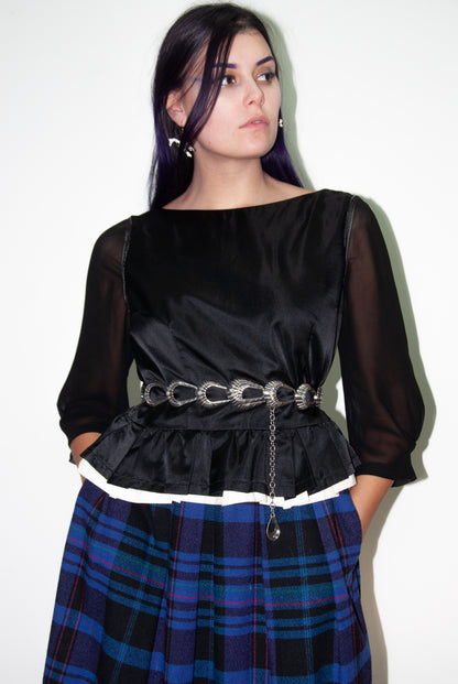 COMME DES GARCONS FW2010 BLACK RENAISSANCE STYLE TOP