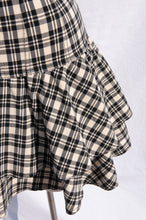 MOSCHINO JEANS 1990S BLACK AND WHITE MINI DRESS