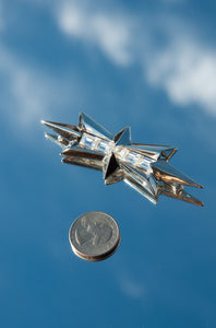 THIERRY MUGLER 1990S SILVER STAR BROOCH/PENDANT