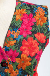 YVES SAINT LAURENT VINTAGE 1990S FLORAL VEST