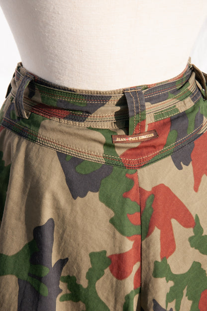 JEANS PAUL GAULTIER CAMO BUBBLE SKIRT
