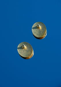VINTAGE MULTICOLOR OVAL SHAPE EARRINGS