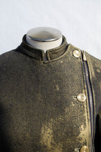 BOTTEGA VENETA PRE FALL 2012 DISTRESSED GOLD COAT