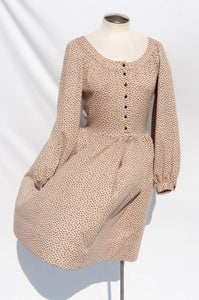 HANDMADE 1970S POLKA DOT DRESS