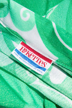 PYKETTES 1970S PSYCHEDELIC GREEN SHIRT