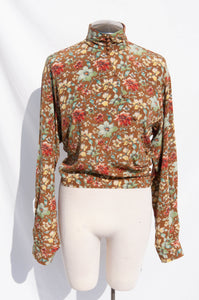 EMANUEL UNGARO VINTAGE FLORAL SILK SHIRT