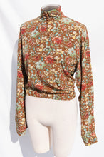 EMANUEL UNGARO VINTAGE FLORAL SILK SHIRT