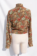 EMANUEL UNGARO VINTAGE FLORAL SILK SHIRT
