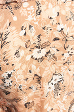 BEAUJOLAIS 60S FLORAL EARTHTONE BUTTON DOWN SHIRT