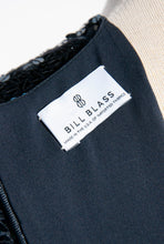 BILL BLASS FW2007 RUNWAY NAVY SEQUIN COCKTAIL DRESS