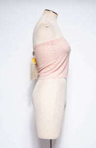 KRIZIA 90S/00 PINK BEADED TUBE TOP W TAGS