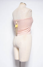 KRIZIA 90S/00 PINK BEADED TUBE TOP W TAGS