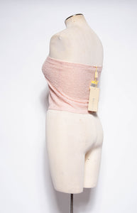 KRIZIA 90S/00 PINK BEADED TUBE TOP W TAGS