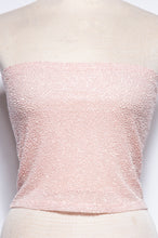 KRIZIA 90S/00 PINK BEADED TUBE TOP W TAGS