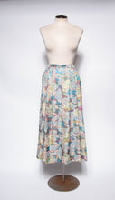 EGER VINTAGE 1980S MULTICOLOR FLORAL DRESS SUIT SET