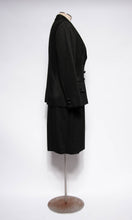 GIANFRANCO FERRE STUDIO VINTAGE 80S/90S BLACK TEXTURED SUIT