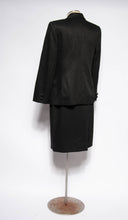 GIANFRANCO FERRE STUDIO VINTAGE 80S/90S BLACK TEXTURED SUIT
