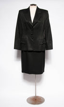 GIANFRANCO FERRE STUDIO VINTAGE 80S/90S BLACK TEXTURED SUIT