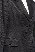GIANFRANCO FERRE STUDIO VINTAGE 80S/90S BLACK TEXTURED SUIT