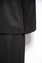 GIANFRANCO FERRE STUDIO VINTAGE 80S/90S BLACK TEXTURED SUIT