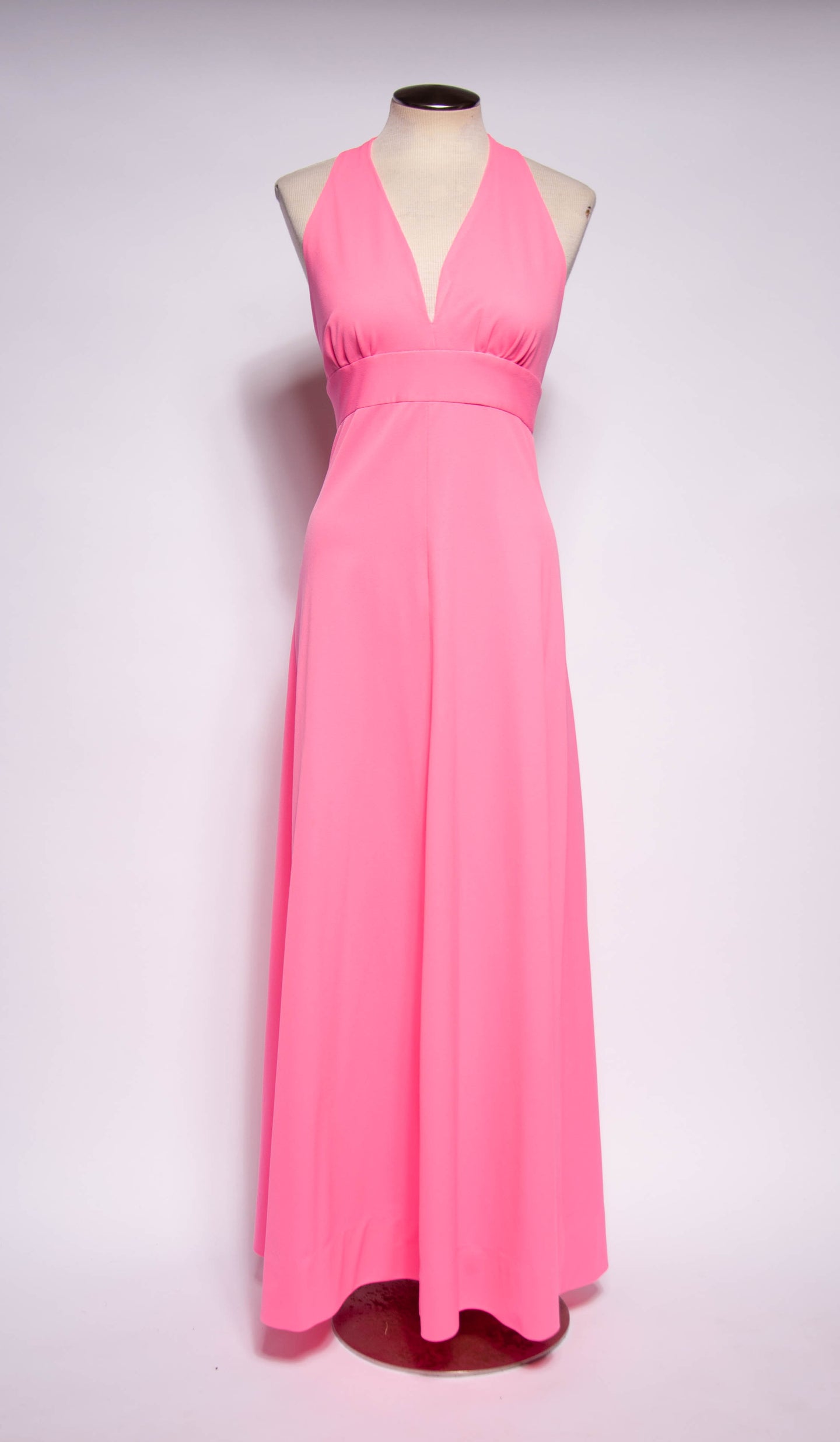 VINTAGE 1970S HIGHLIGHT PINK DISCO BARBIE GOWN